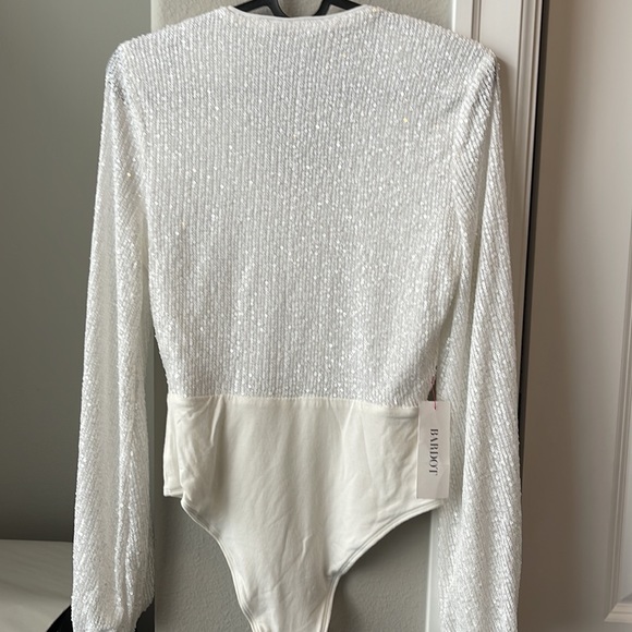 NWT BARDOT MINI SEQUINED BODYSUIT - Picture 8 of 8